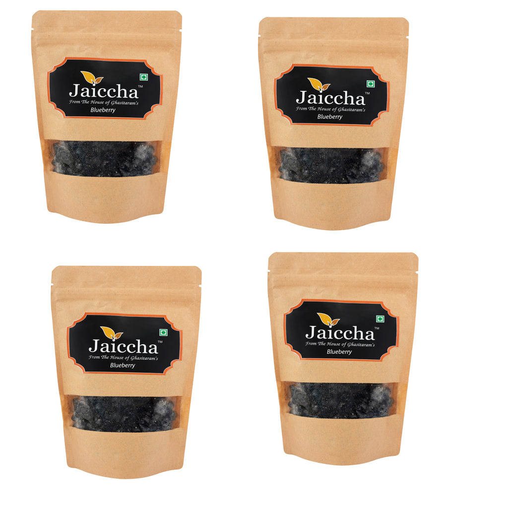 Dehydrated Dried Blueberries 200 gms in Brown Paper Pouch