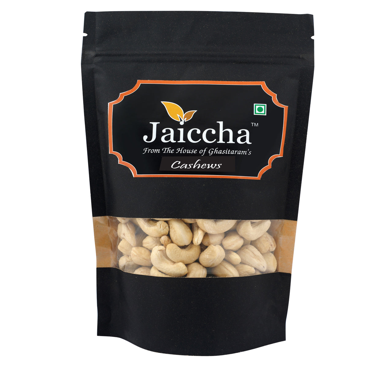  Goan Cashews 800 gms in Black Paper Pouch