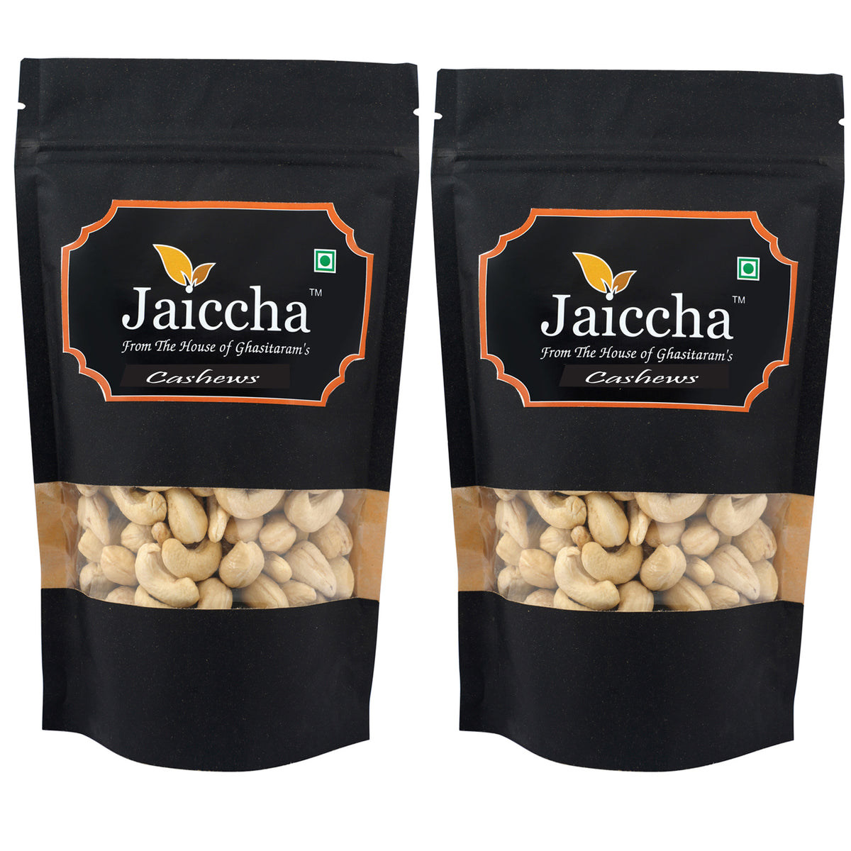  Goan Cashews 400 gms in Black Paper Pouch