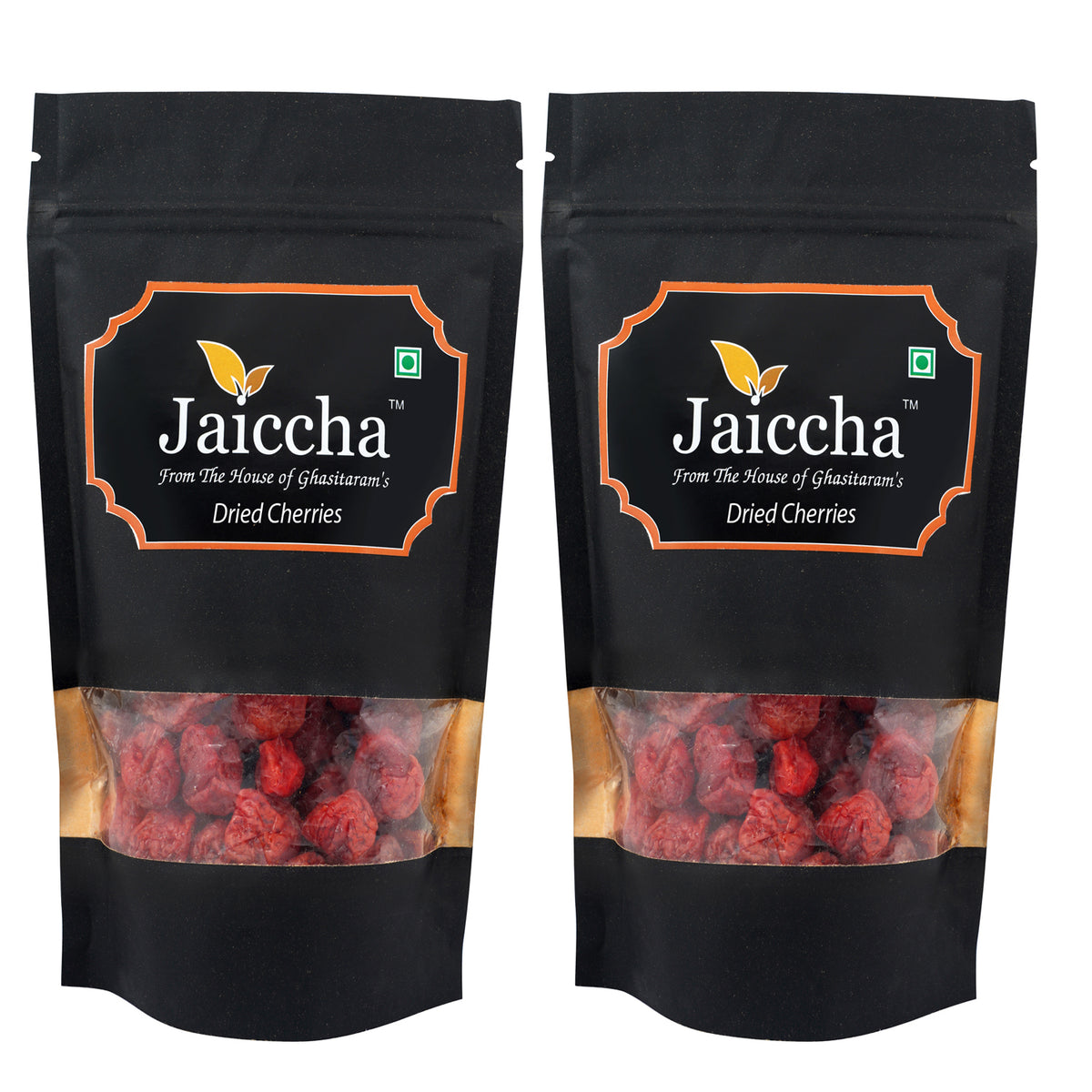 Dehydrated Dried Cherries 400 gms in Black Paper Pouch