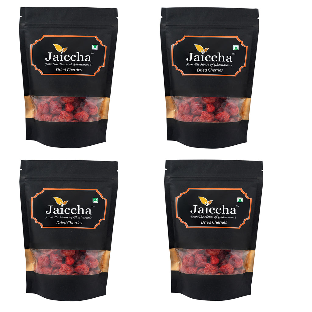 Dehydrated Dried Cherries 200 gms in Black Paper Pouch