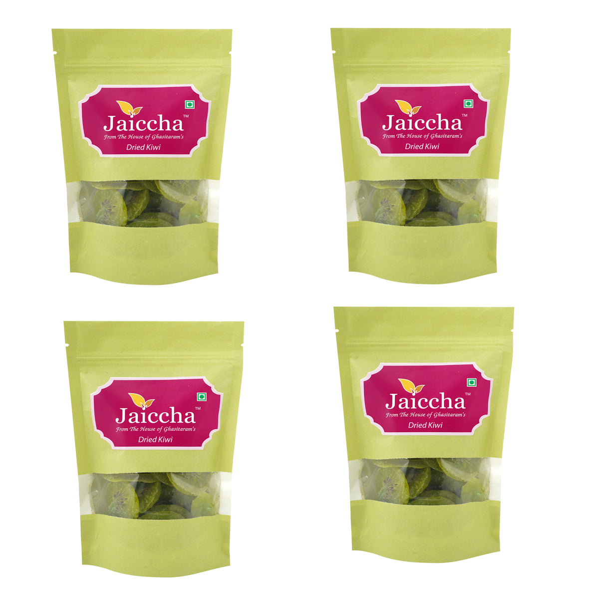 Dried Kiwi 200 gms in Green Paper Pouch