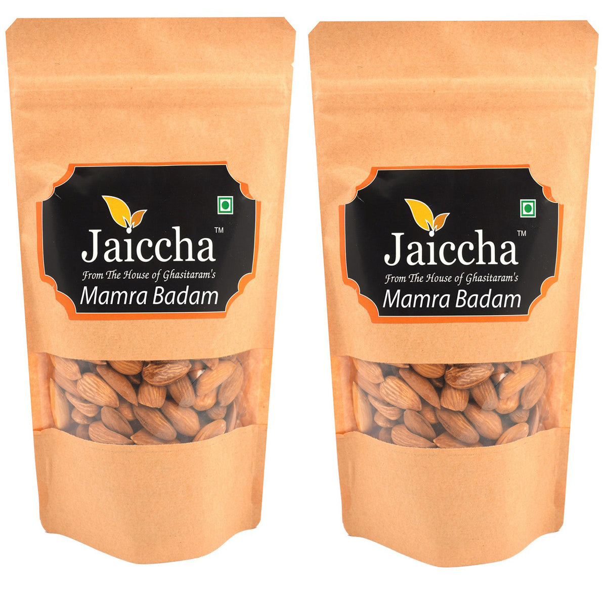 Mamra Badam 400 gms in Brown Paper Pouch