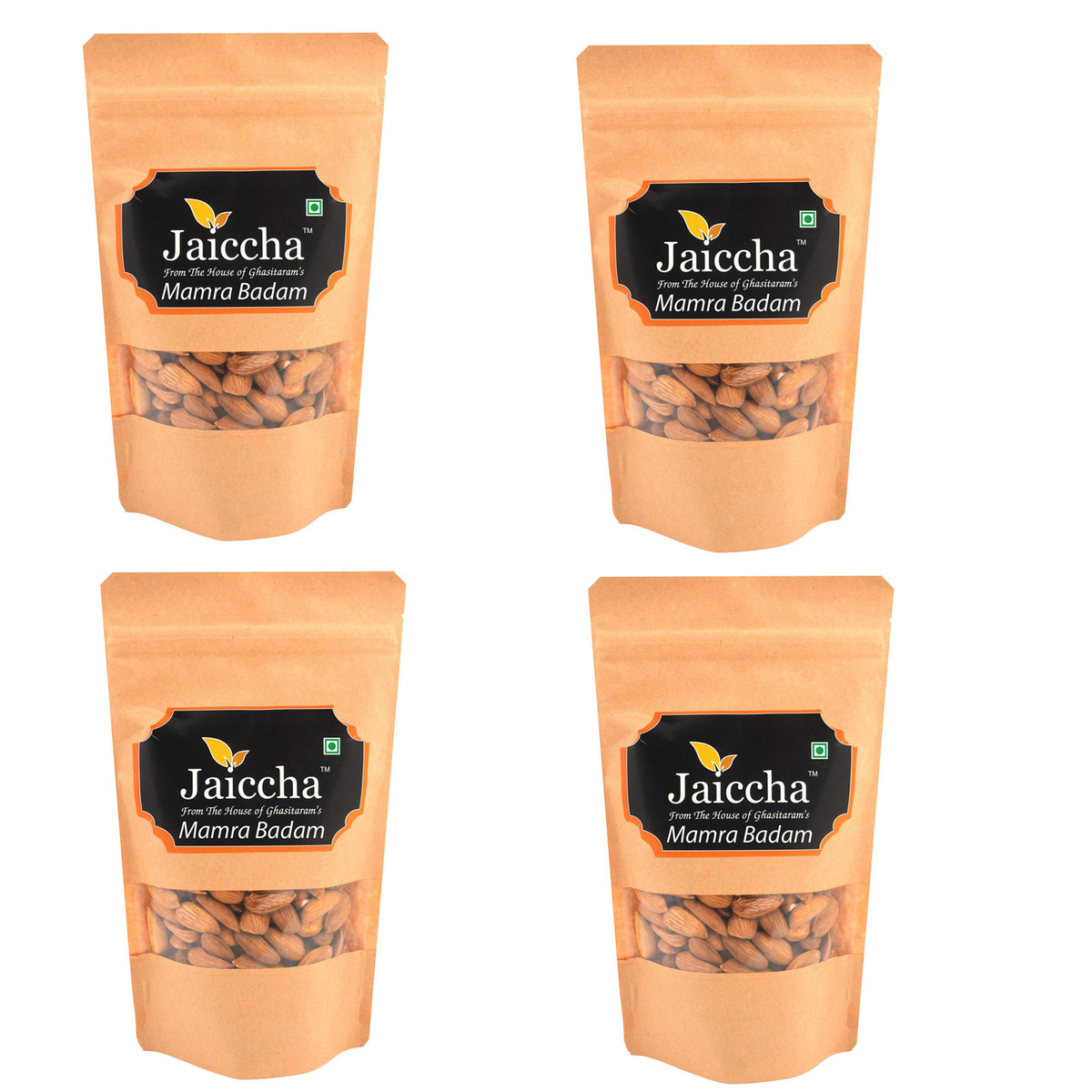 Mamra Badam 200 gms in Brown Paper Pouch