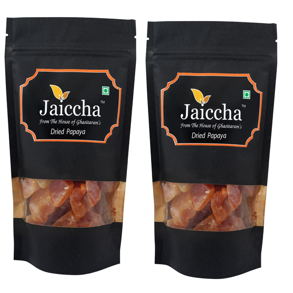 Dried Papaya 400 gms in Black Paper Pouch