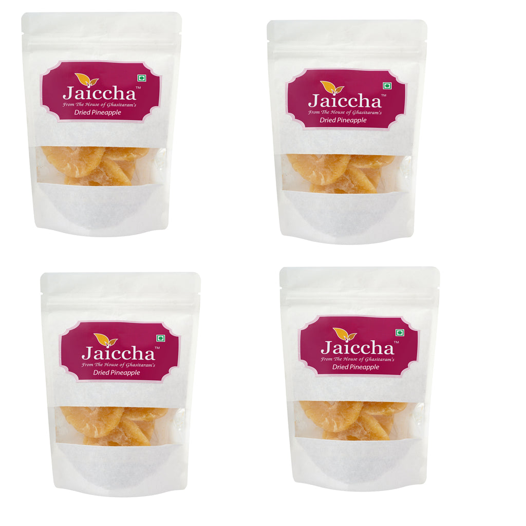 Dried Pineapple 200 gms in White Paper Pouch