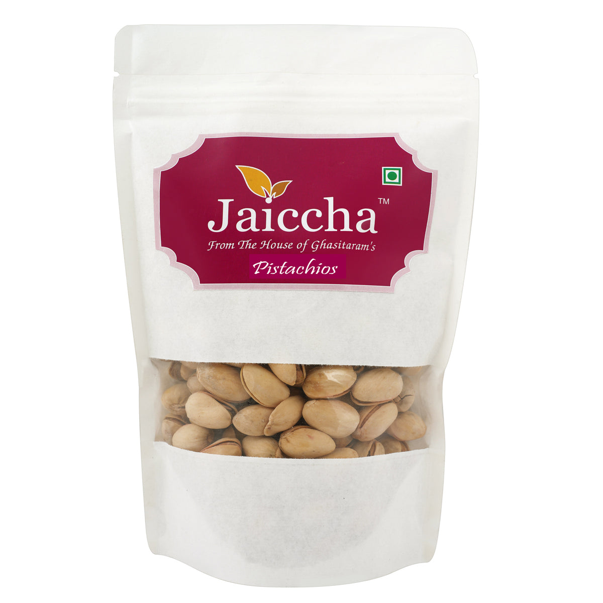  Afgani Pistachios 800 gms in White Paper Pouch