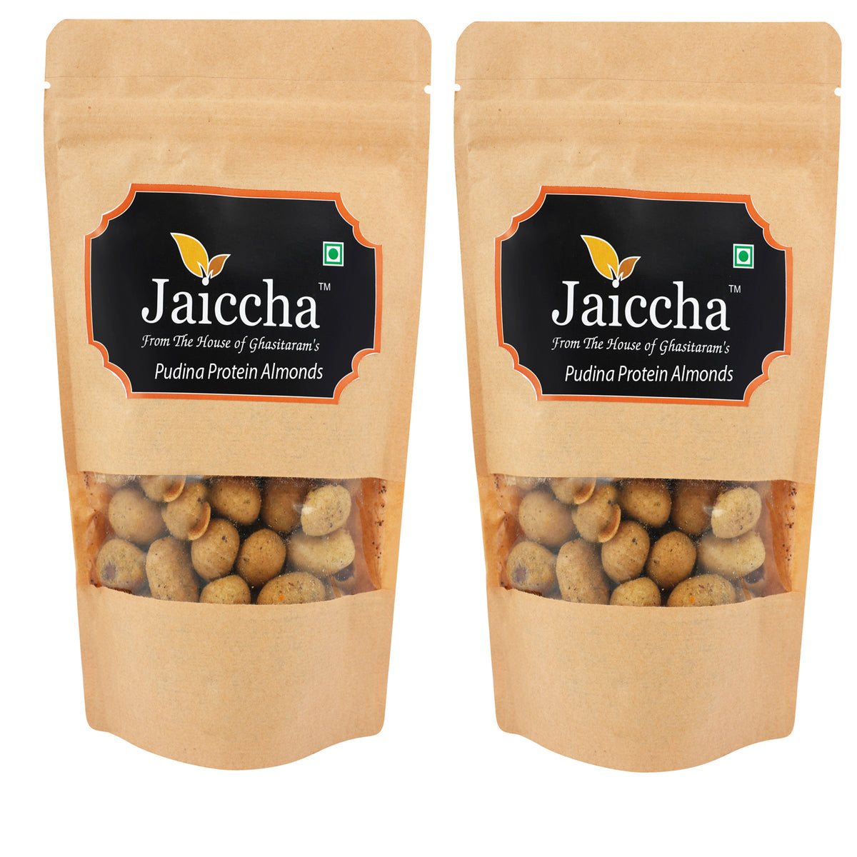 Pudina Protein Almonds 400 gms in Brown Paper Pouch