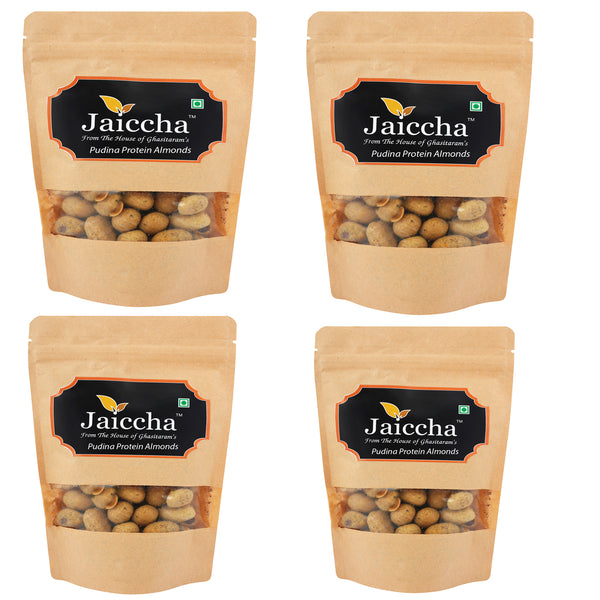 Pudina Protein  Almonds 200 gms in Brown Paper Pouch