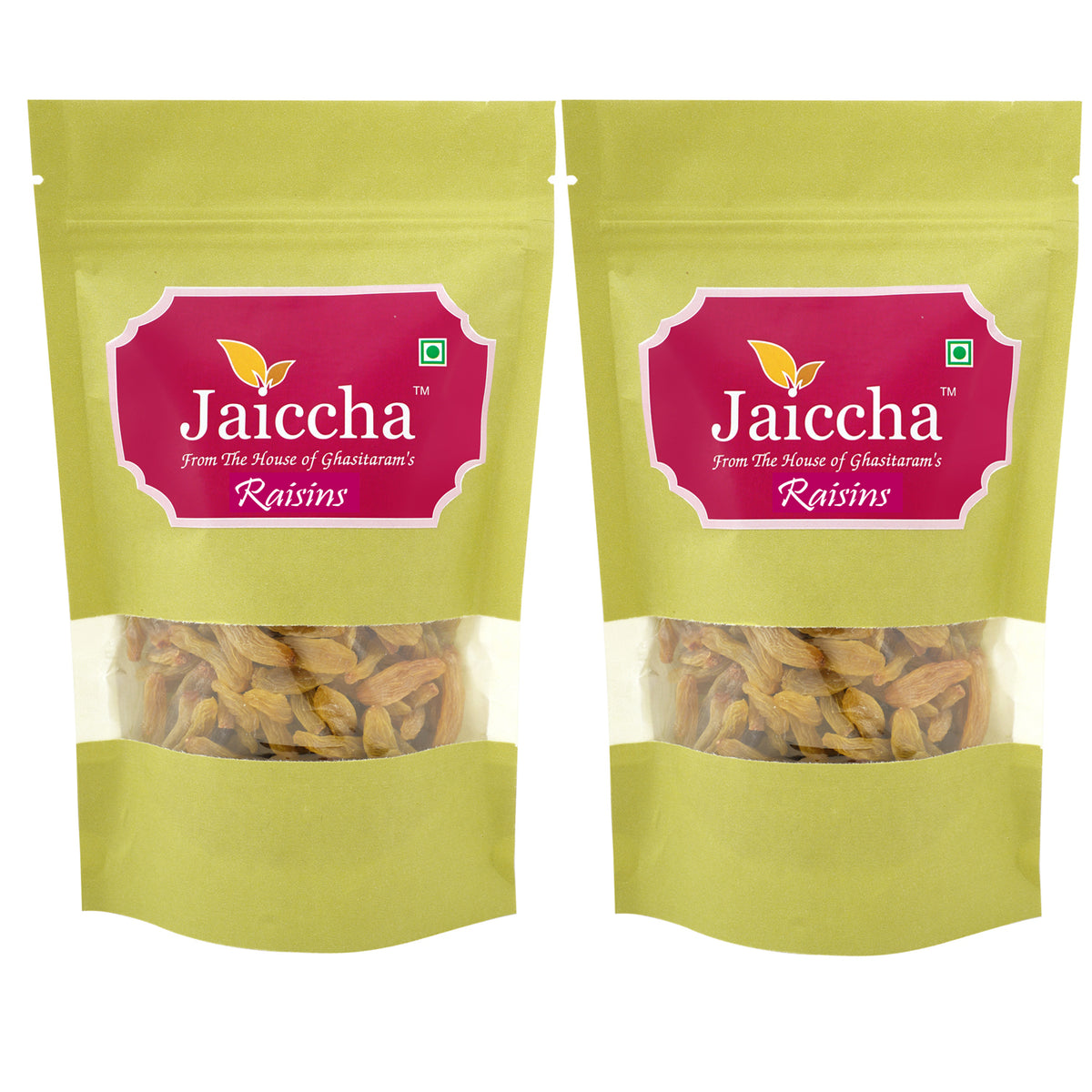  Selected Indian Raisins 400 gms in Green Paper Pouch