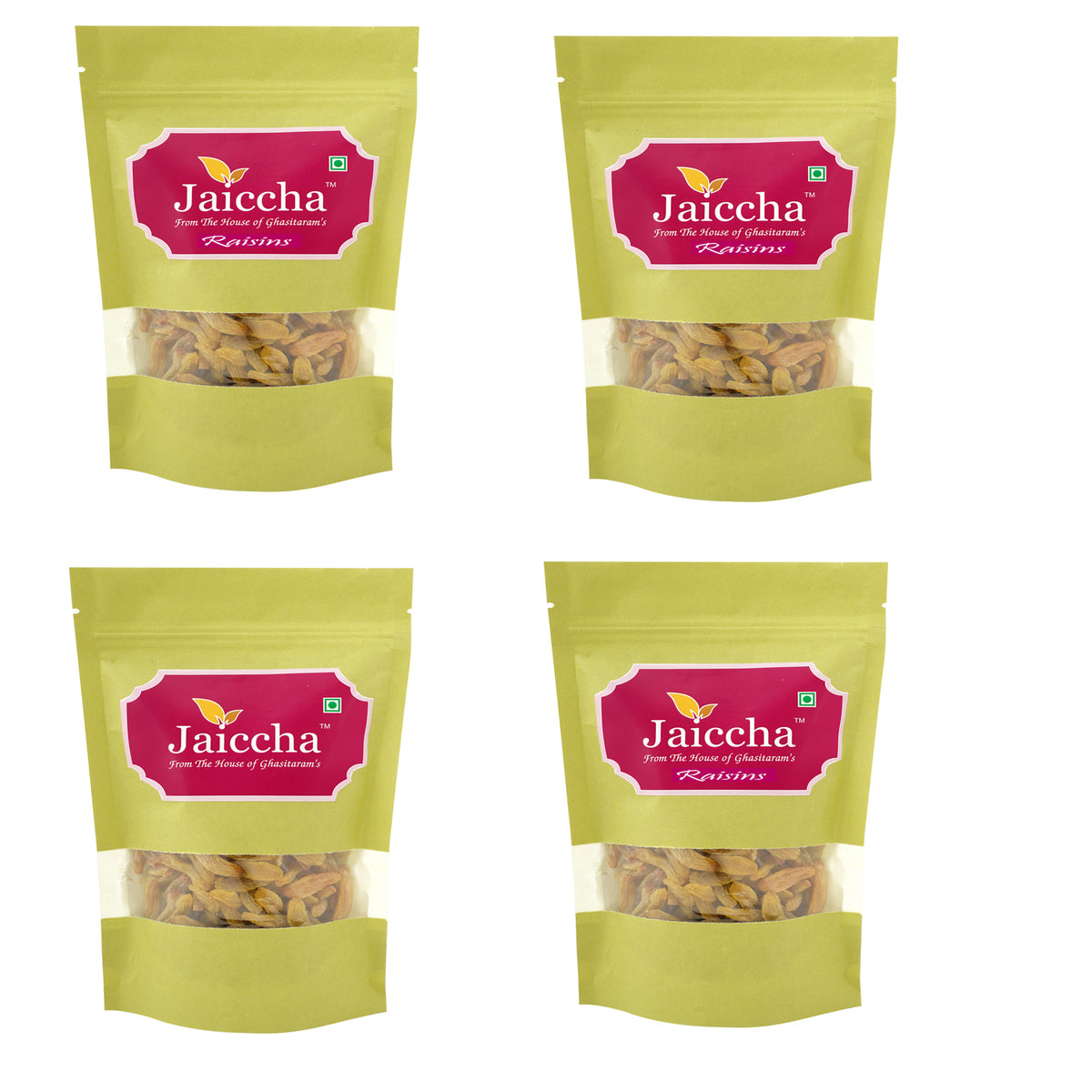  Selected Indian Raisins 200 gms in Green Paper Pouch