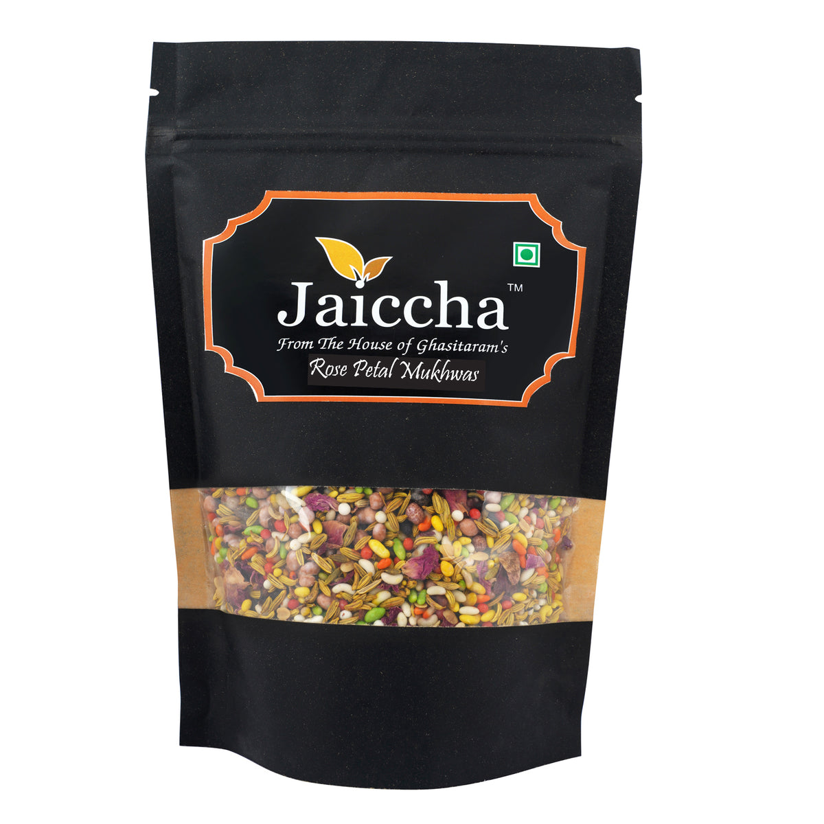 Rose Petal Mukhwas 800 gms in Black Paper Pouch