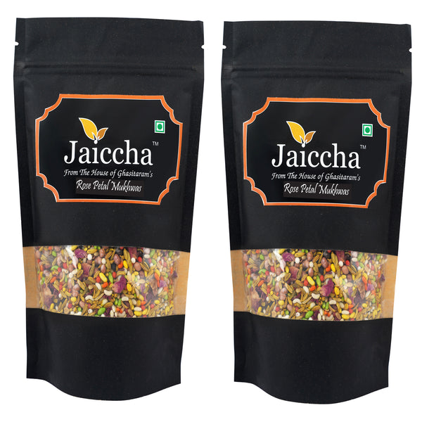 Rose Petal Mukhwas 400 gms in Black Paper Pouch
