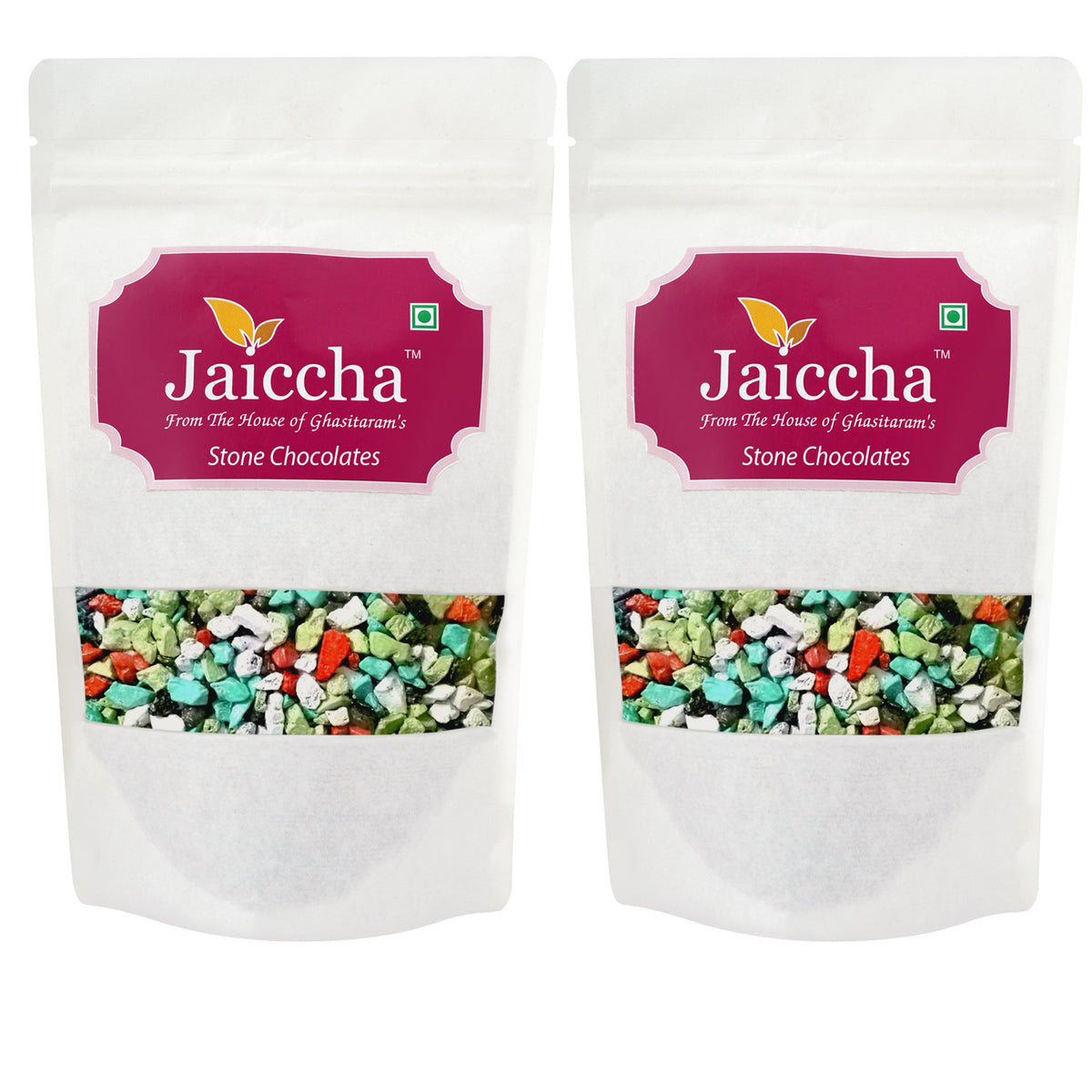 Stone/ Rock Chocolates 400 gms in White Paper Pouch