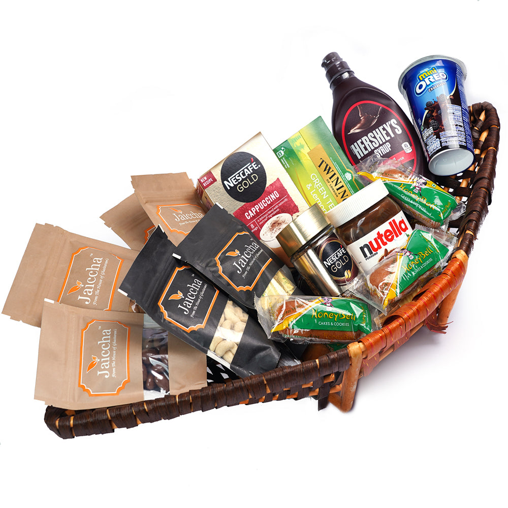 Big Boat Basket Hamper  of 22 Goodies