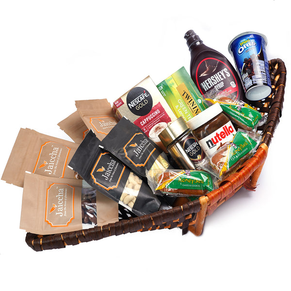 Big Boat Basket Hamper  of 22 Goodies