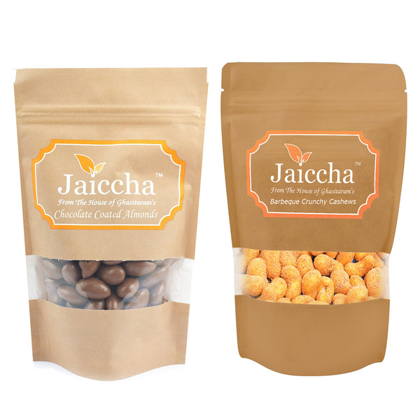 Chocolate Coated Almonds and Crunchy Cashew 400 gms
