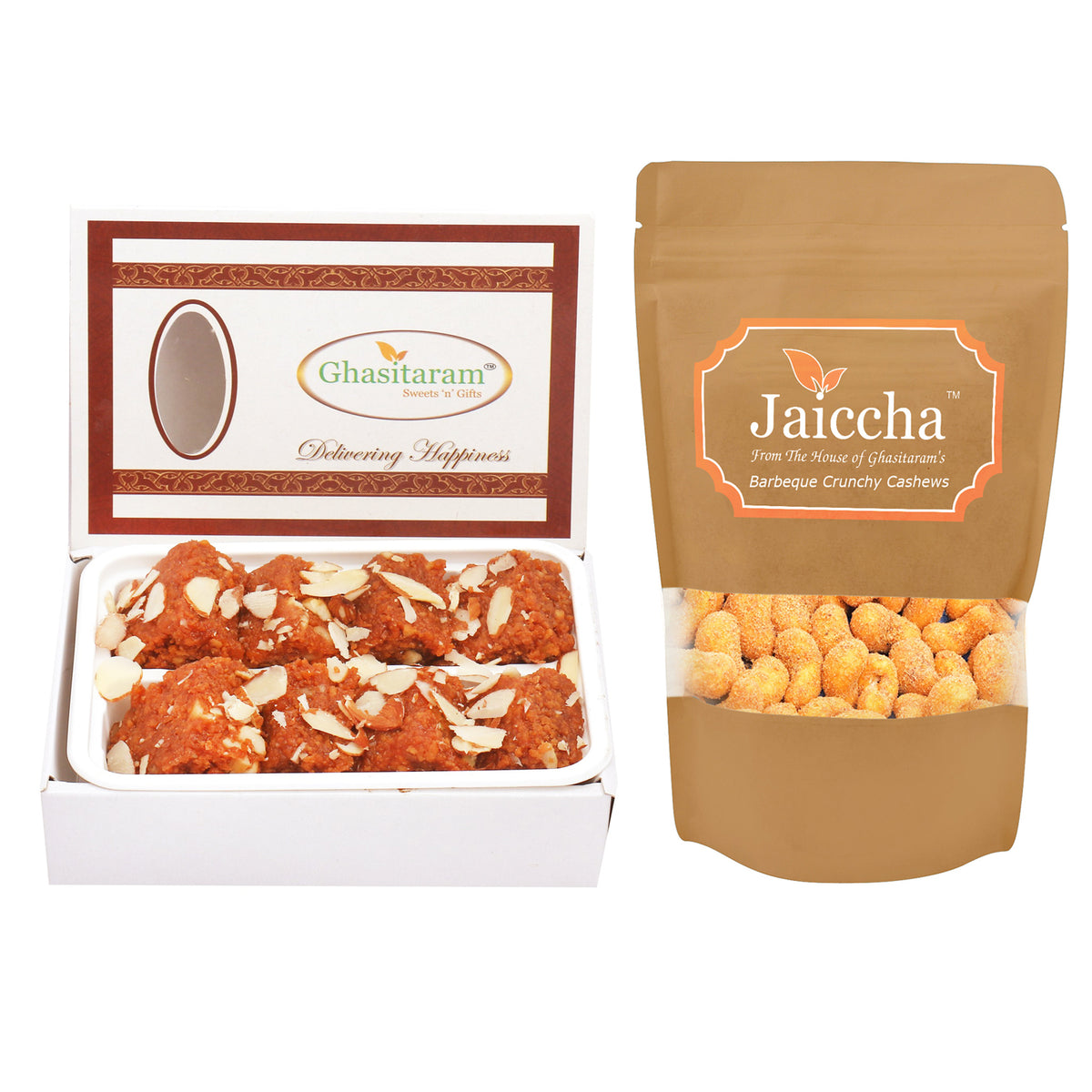 Best of 2 Dodha Barfi and Crunchy Cashews