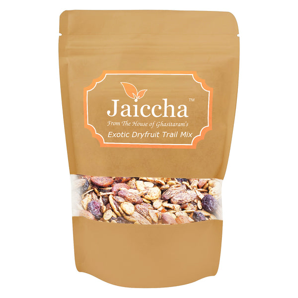 Exotic Mix of Dryfruits and Seeds in Brown Paper Pouch 200 gms