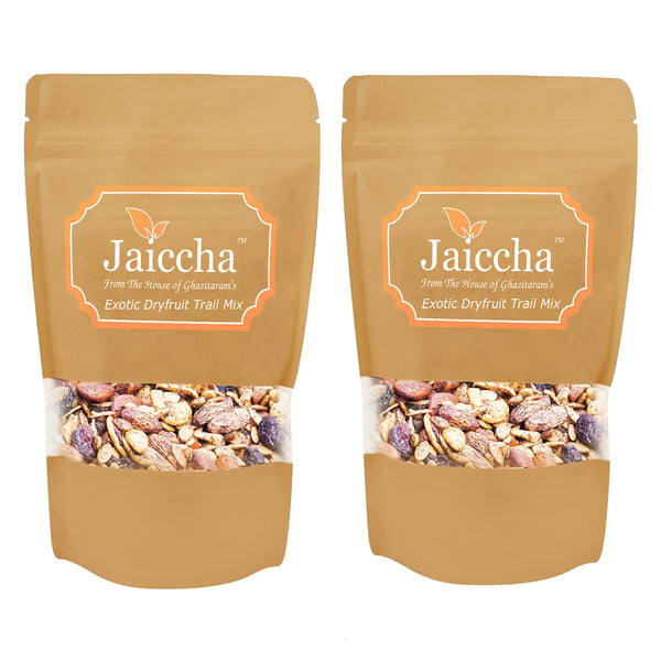 Exotic Mix of Dryfruits and Seeds in Brown Paper Pouch 400 gms