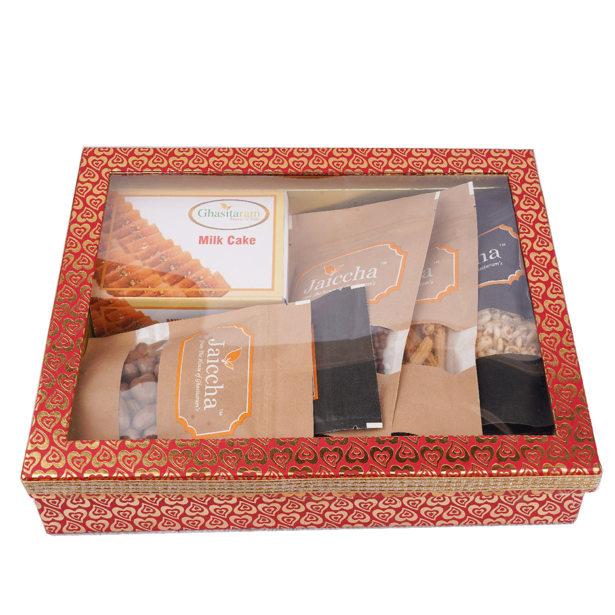 Hamper Box 6 Goodies with Milk Cakes