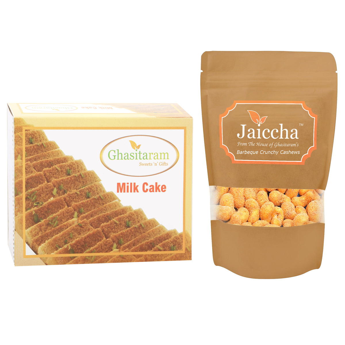 Best of 2 Milk Cake and Crunchy Cashews