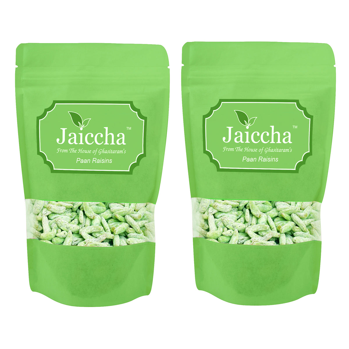 Paan Raisins in Green Paper Pouch 400 gms 