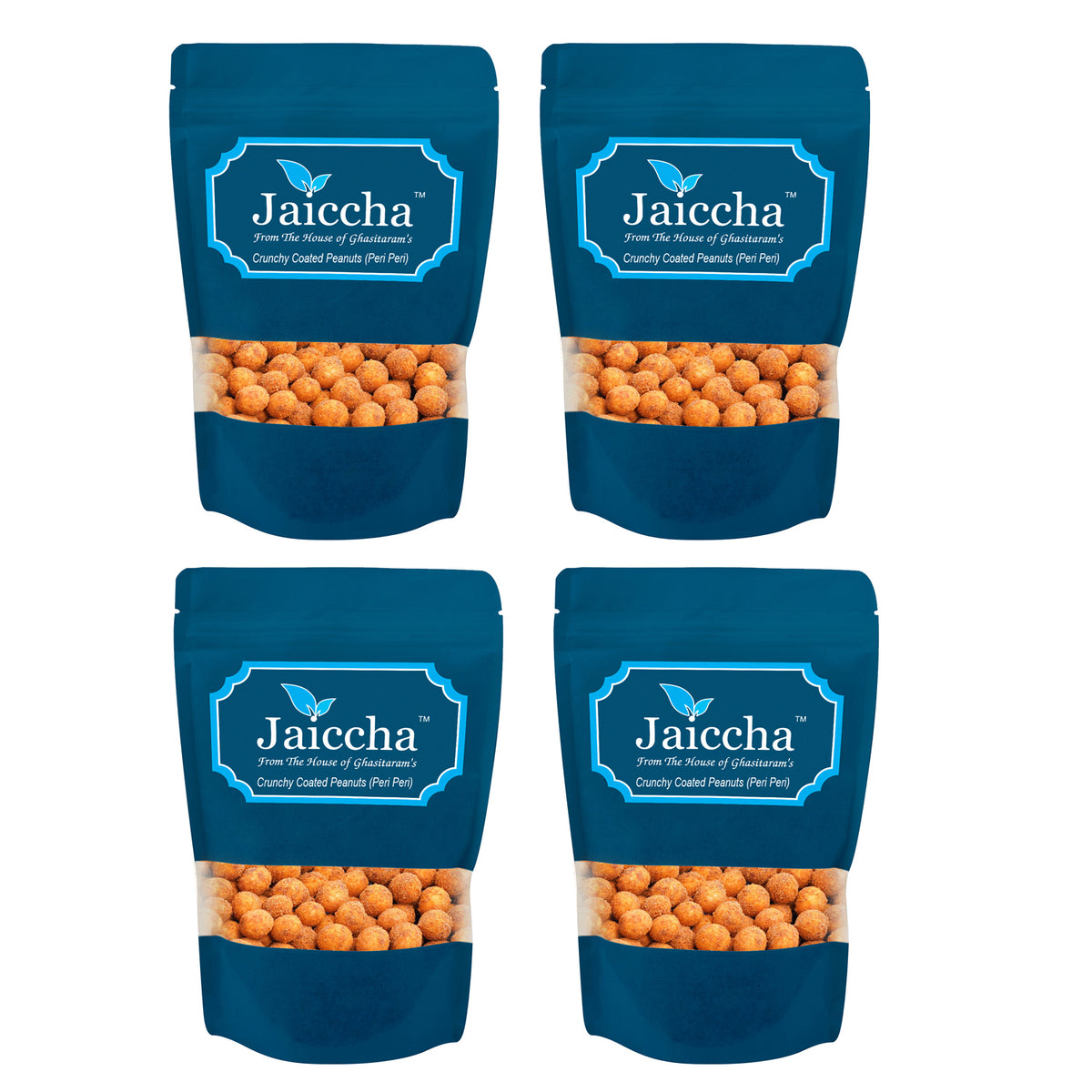 Peri Peri Crunchy Coated  Peanuts in Blue Paper Pouch 800 gms  