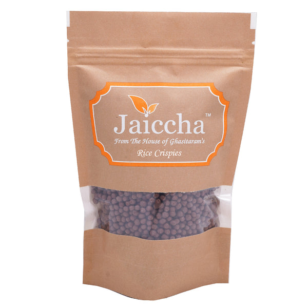 Chocolate Coated Rice Crispies in Brown Paper Pouch 200 gms