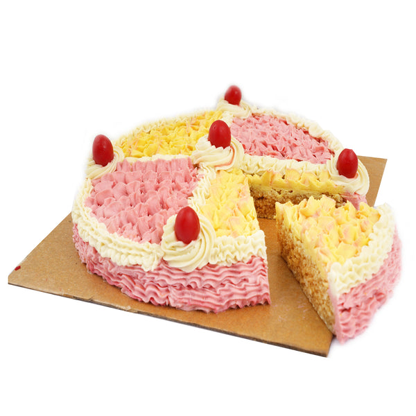 Fresh Eggless Milk Cake with Cream 1.1 kg