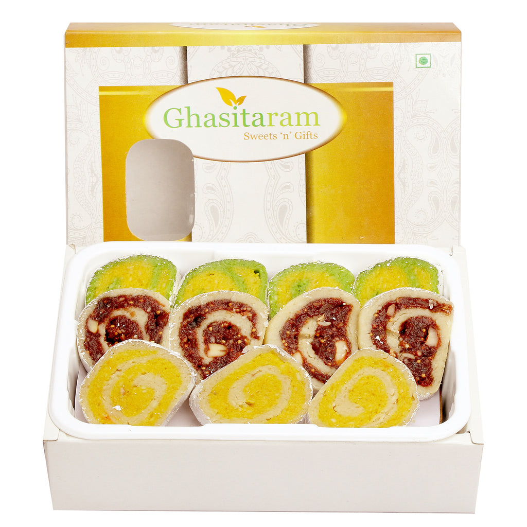 Mothers Day Sweets-Ghasitarams Assorted Moons Box 200 gms