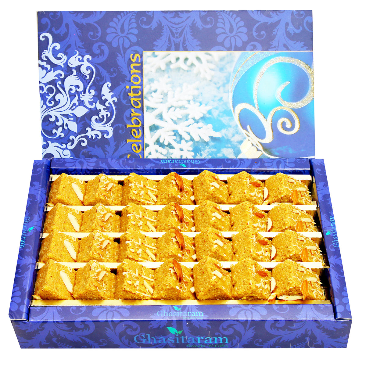 Mothers Day Sweets-Nani's Special Besan Barfi 800  gms