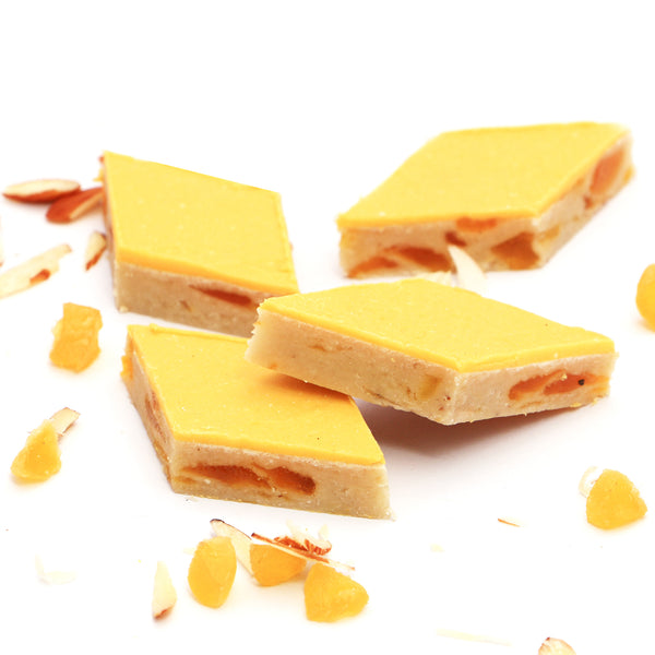Mothers Day Sweets-Ghasitaram's Mango Fruit Kaju Katli 800 gms