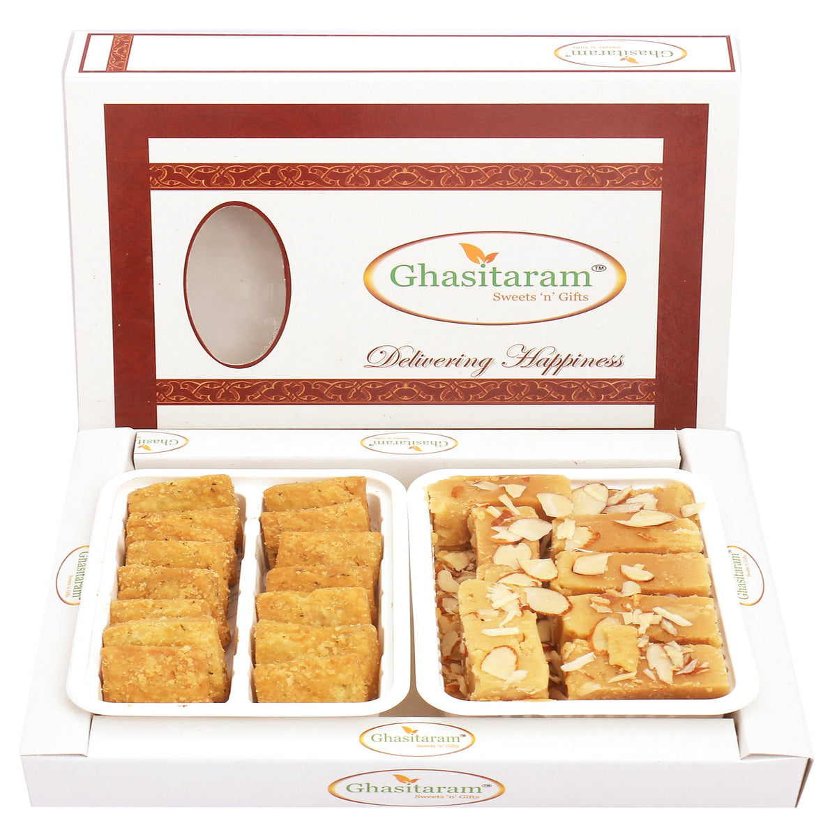 Mothers Day Sweets-Mysore Pak and Methi Mathri Hamper