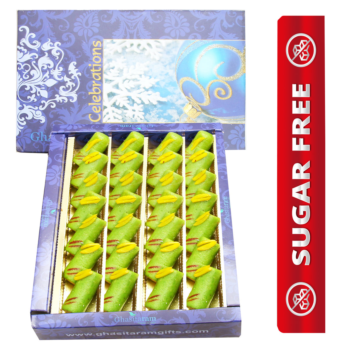 Mother's Day Gifts - Sugar Free KAJU PISTA ROLL (800 Gms)