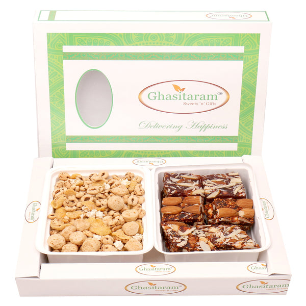 Mother's Day Gift-Multigrain Mix Namkeen with Natural Sugarfree Mix Hamper