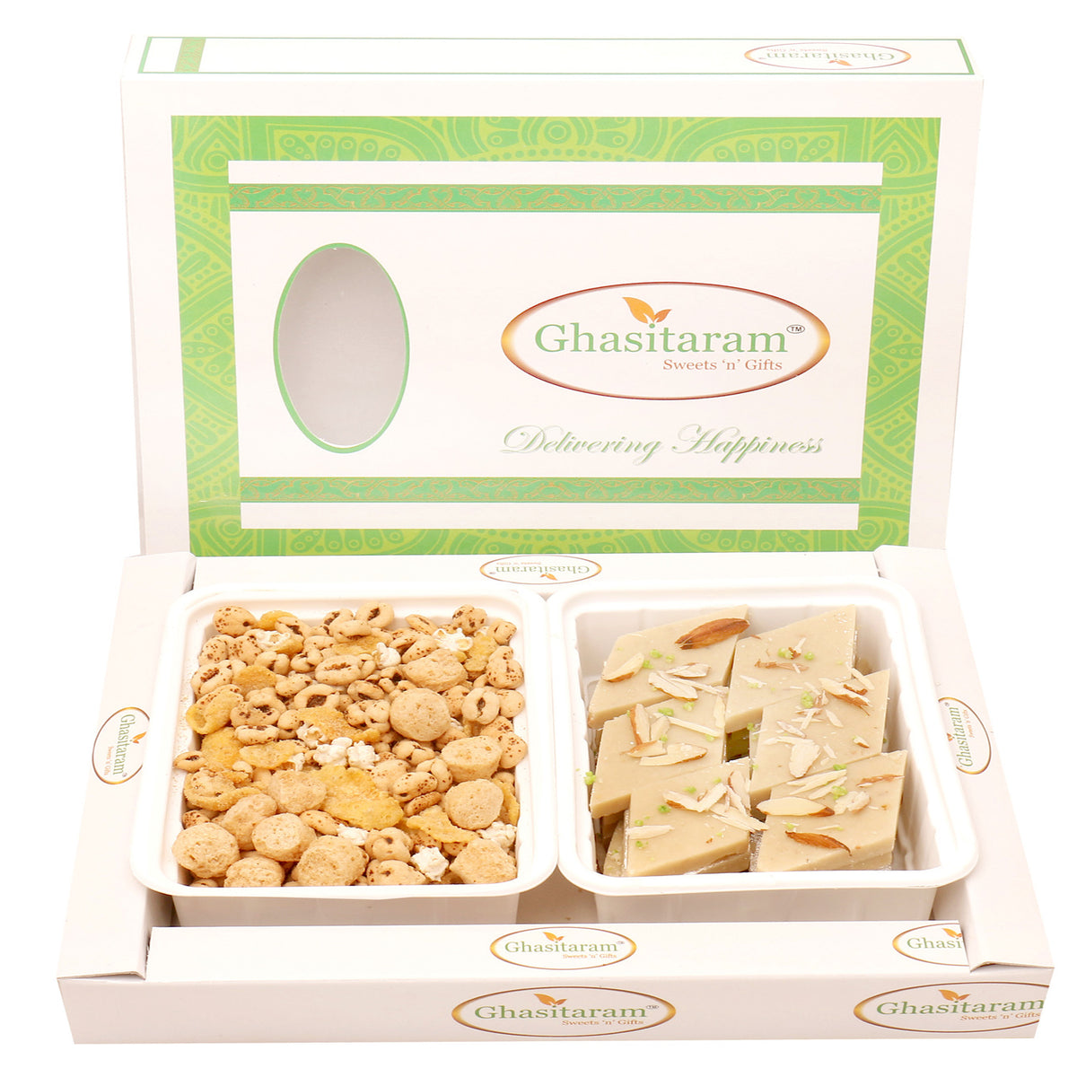 Mother's Day Gift-Multigrain Mix Namkeen with Sugarfree Kaju Katli Hamper