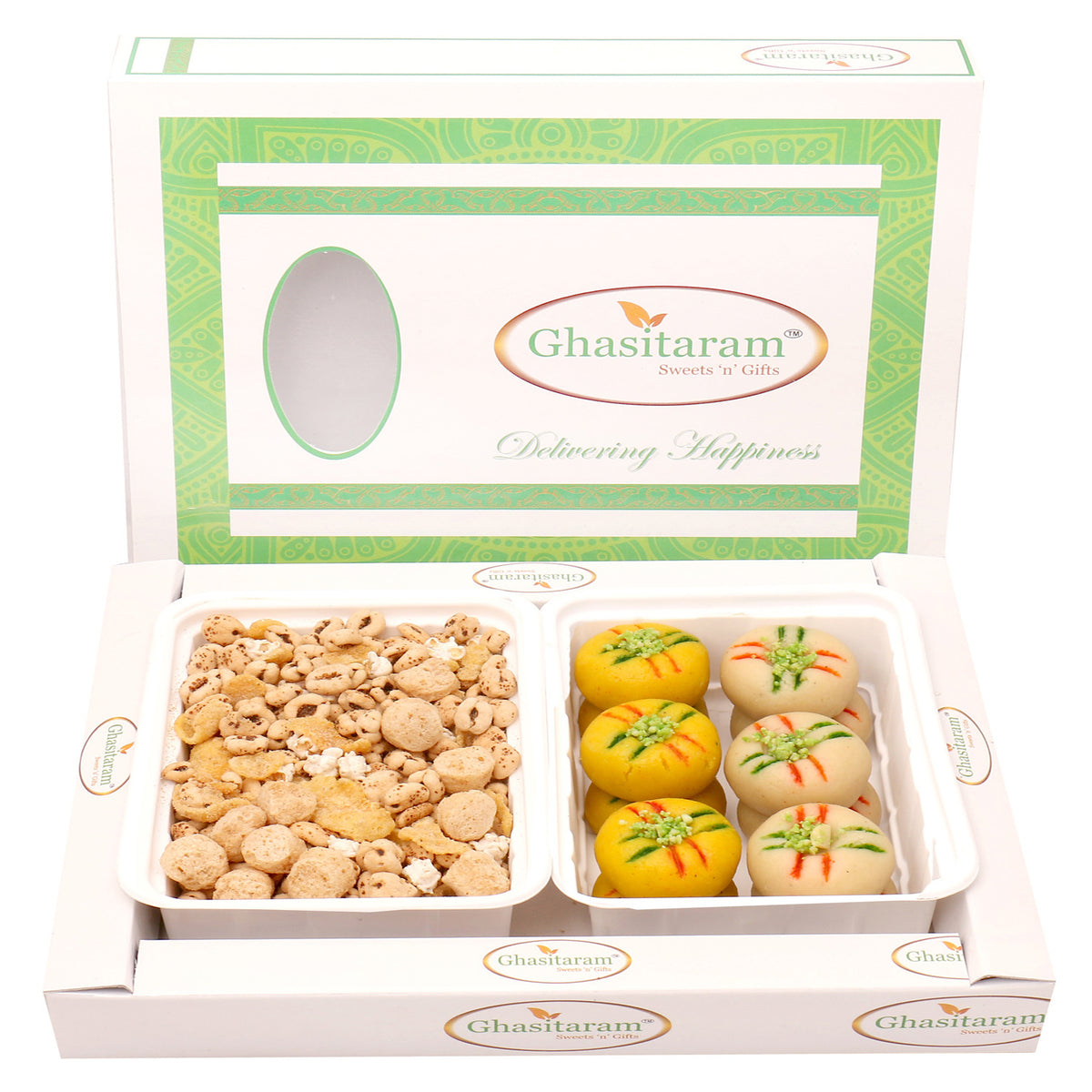 Mother's Day Gift-Multigrain Mix Namkeen with Sugarfree Mawa Peda Hamper