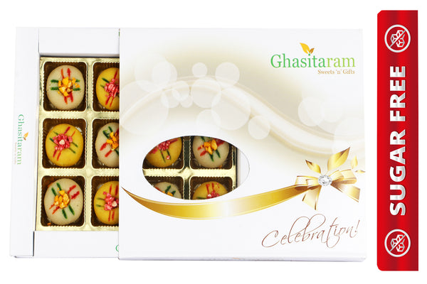 Mother's Day Gifts - Sweets Sugarfree Assorted Mawa Peda 12 pcs White Box-300gms