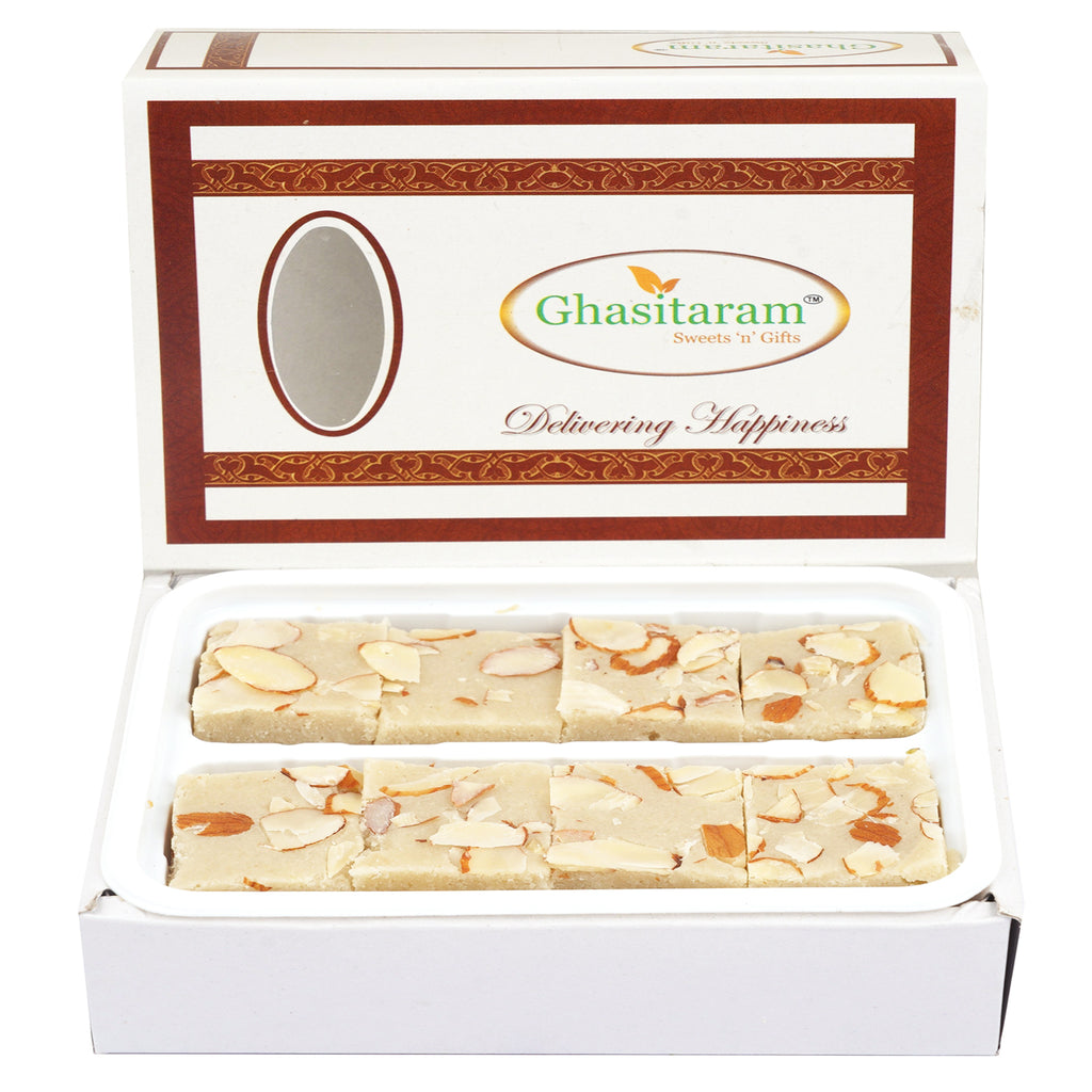 Mothers Day Sweets-Pure Badam Barfi 200 gms  