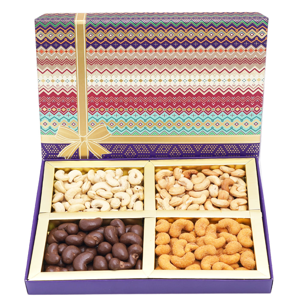 Mothers Day Gifts-Fruit n nut Box of 4 Assorted Cashews 400 gms