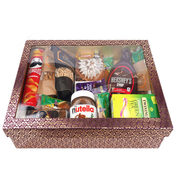 Mothers Day Gifts-Big Hamper Box of 20 Goodies with Kaju Katli