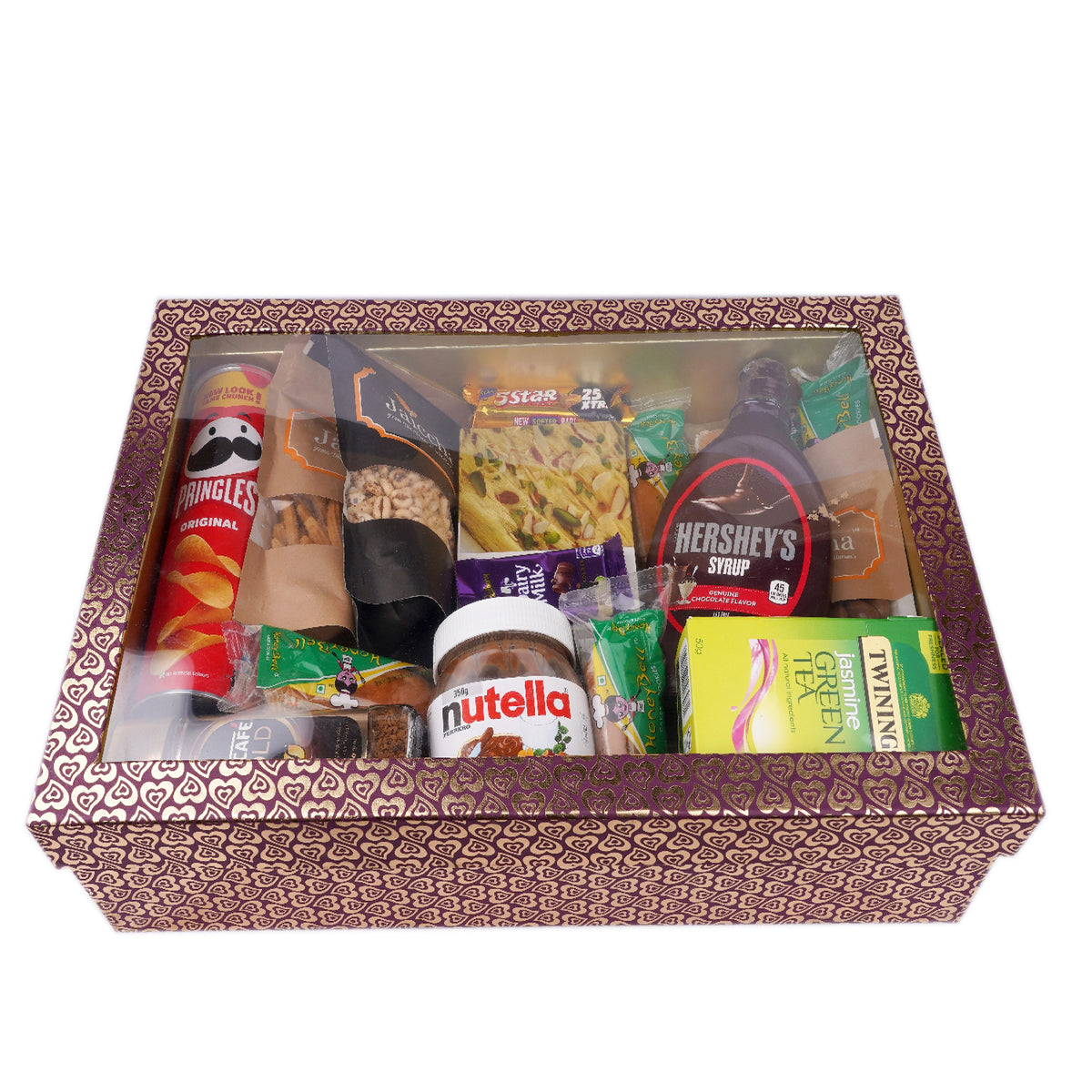 Mothers Day Gifts-Big Hamper Box of 20 Goodies with Soan Papdi