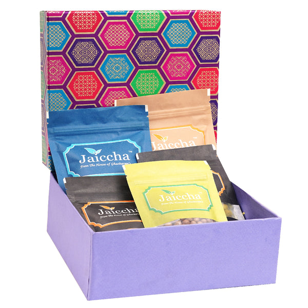 Mothers Day Gifts-Gourmet hamper Box of Nuts and Namkeen