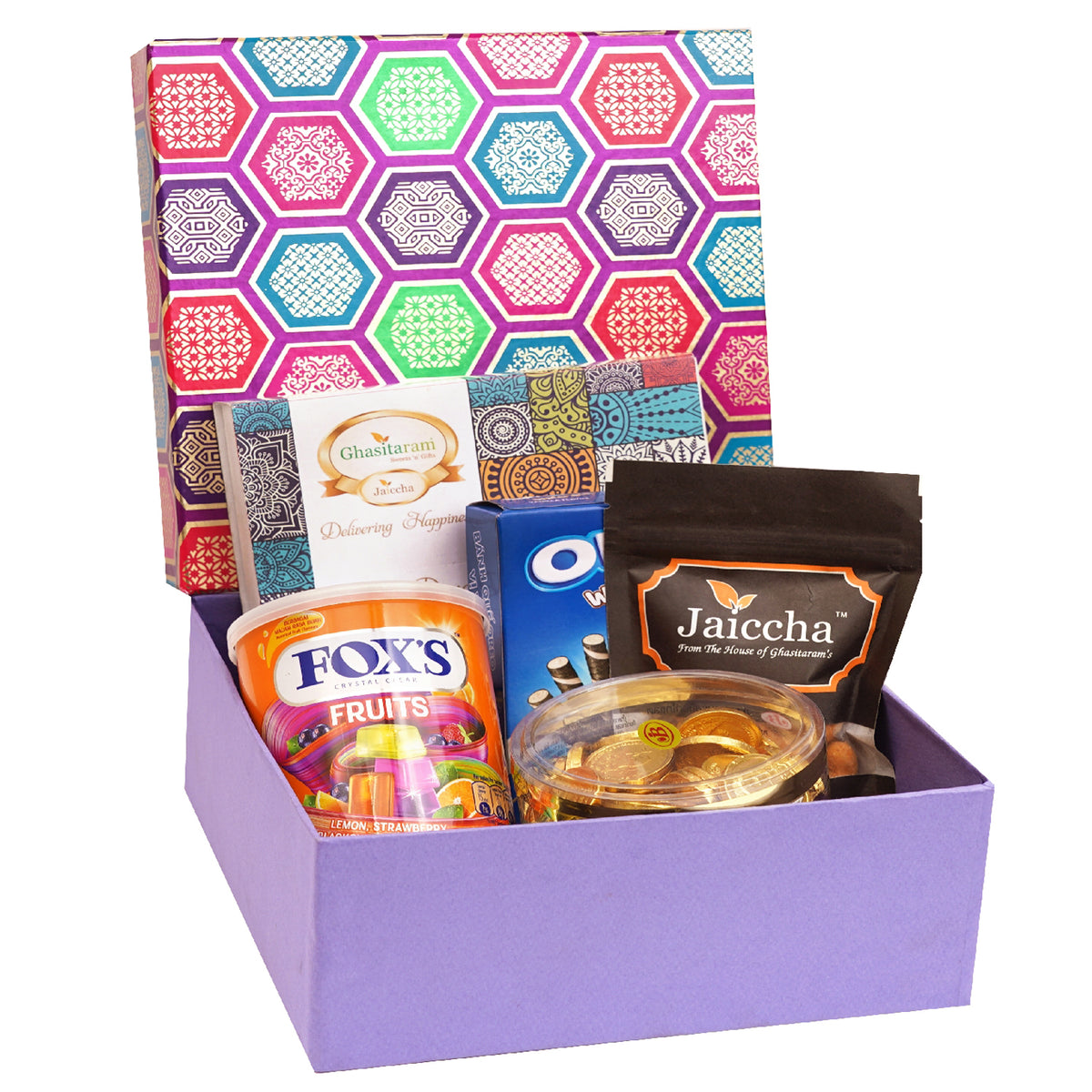 Mothers Day Gifts-Gourmet hamper Box of 5 Goodies with Assorted Bites Box