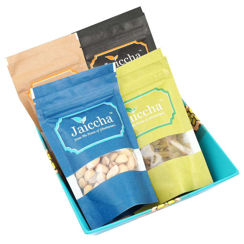 Mothers Day Gifts-Small Basket of 4 Dryfruits