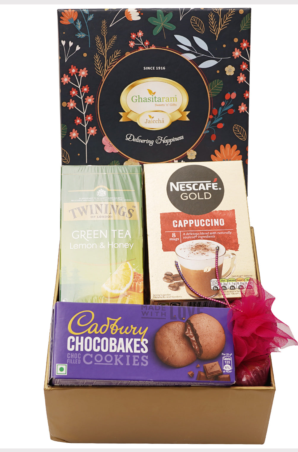 Mothers Day-Tea Coffee Cookies Hamper Box