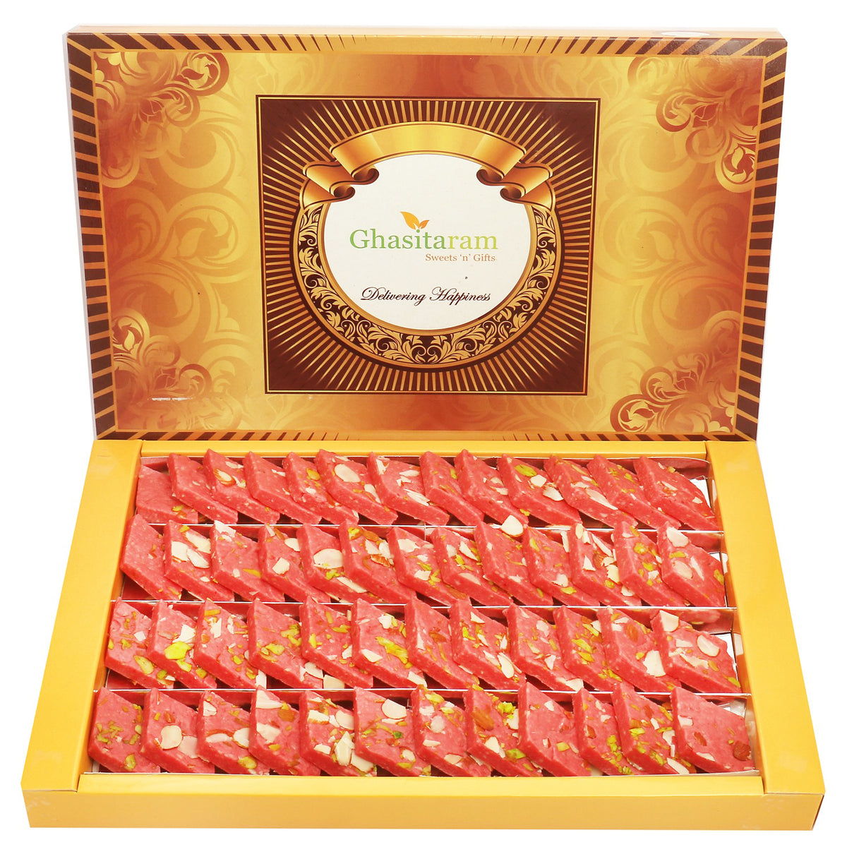 Ghasitaram's Strawberry Katli 200 gms