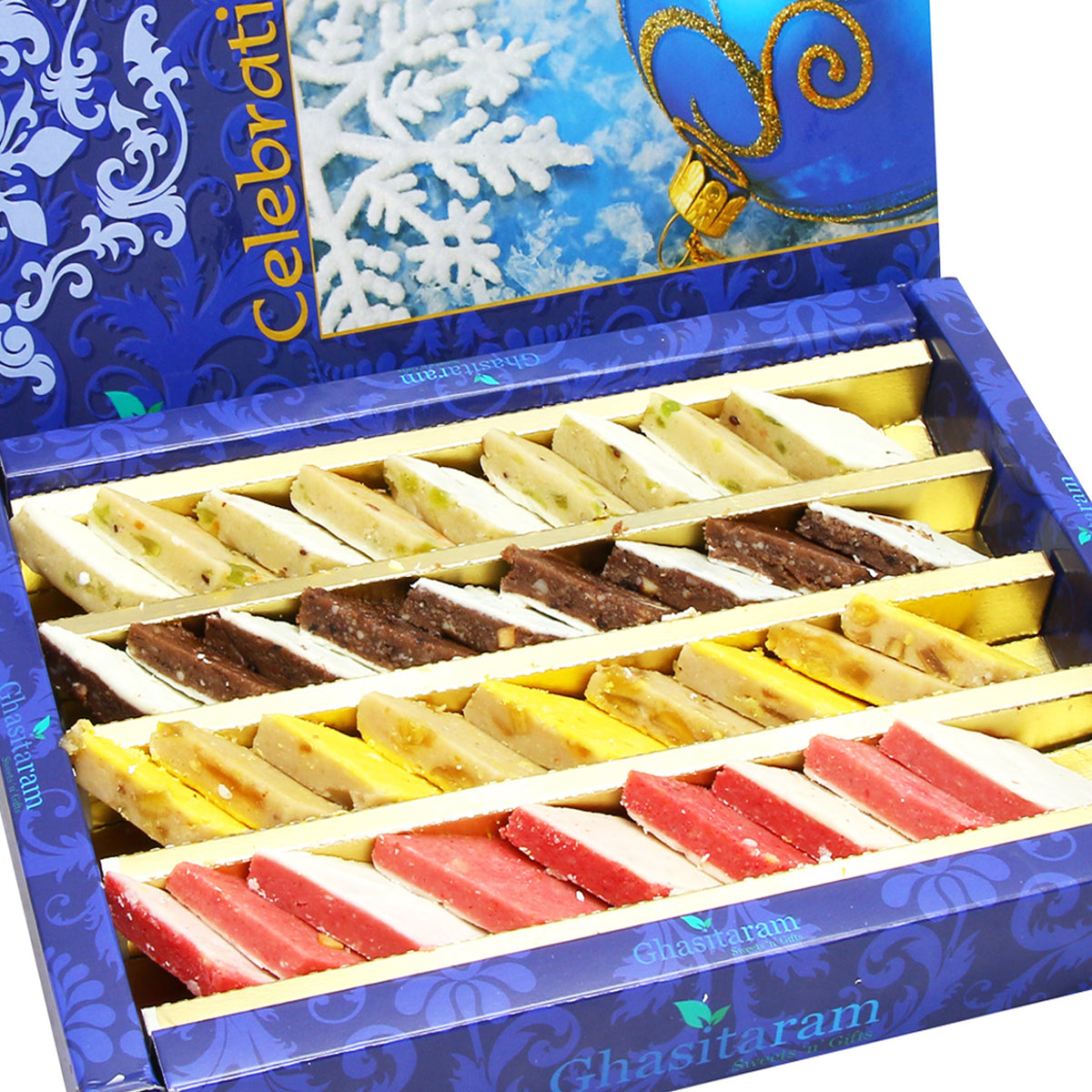 Sweets- Assorted Irish Kaju Katlis 800 gms