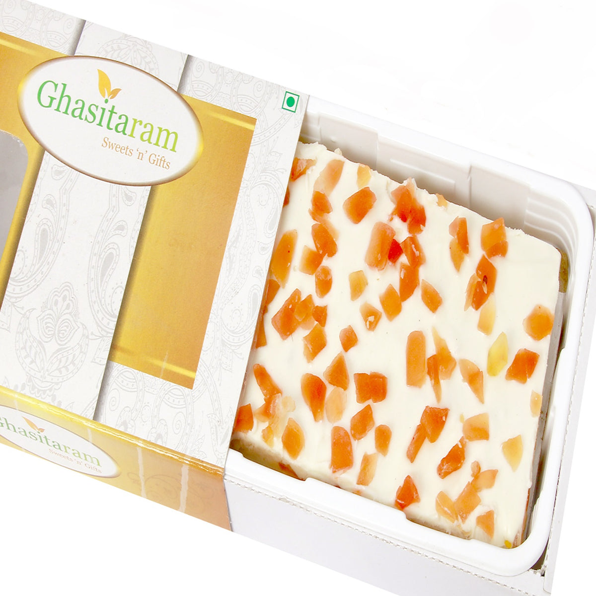 Ghasitaram Gifts Sweets - Irish Cashew Papaya Cake